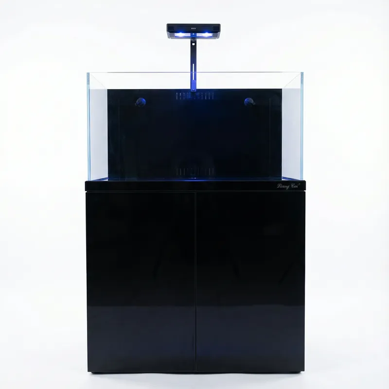 42 Gallon Fish Tank – Ultra Clear Architecture – Black Halo Series - Yaramira