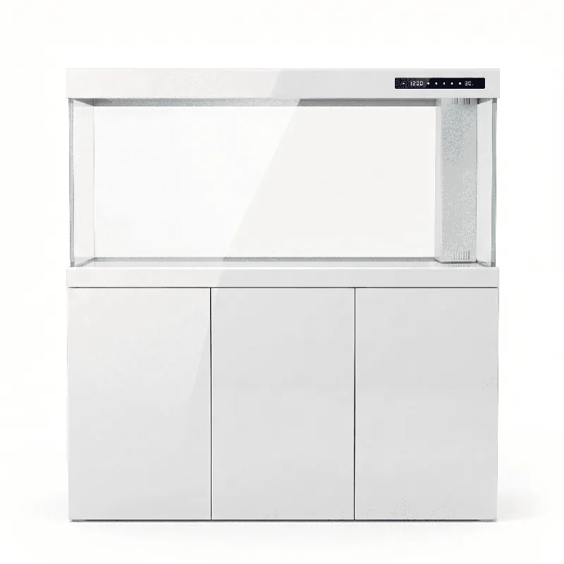 55 Gallon Fish Tank – Ultra Clear Architecture – White Titan Series - Yaramira