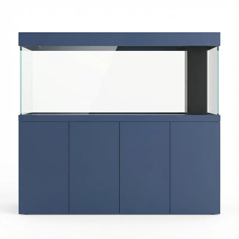 148 Gallon Fish Tank – Ultra Clear Architecture – Navy Blue Crown Series - Yaramira