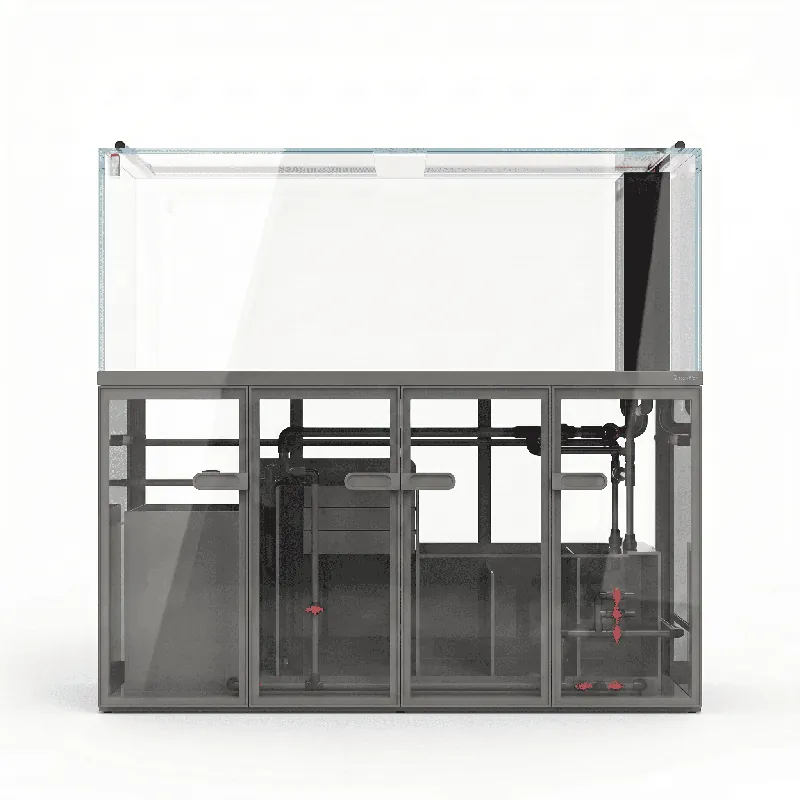 209 Gallon Fish Tank – Ultra Clear Architecture – Grey Crest Series - Yaramira