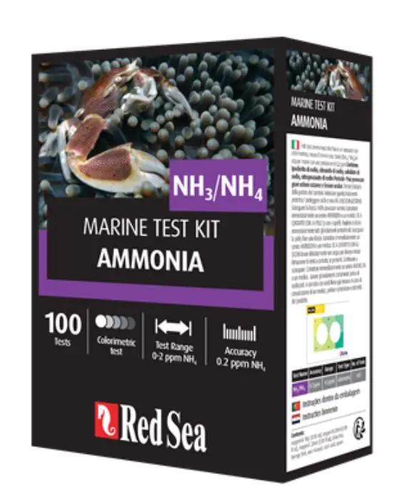 RedSea Reef Ammonia Test Kit Marine Care Dry Goods - Coral's Coral