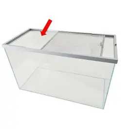 Lifegard Acrylic Cover for Lid Frame 22 Gallon Bookshelf Aquarium - New