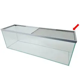 Lifegard Aquarium Terrarium Lid for 16 Gallon Rimless Aquariums - New