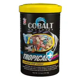 Cobalt Aquatics Tropical Flakes 5 oz - New