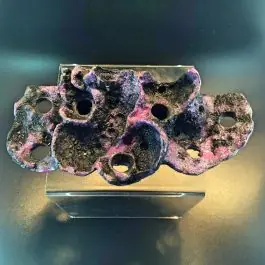 AquaRocks 7 Hole Montipora Magnetic Frag Rock - New