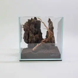 Lifegard 2 Gallon Ultra-Low Iron Nano Rimless Cube Tank
