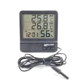 Lifegard Aquatics Digital Thermometer / Hygrometer - New