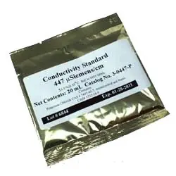 Neptune Systems Conductivity Calibration Solution - 447 uS